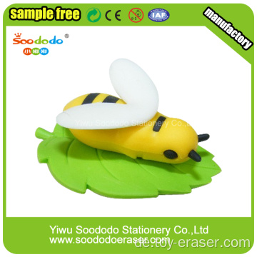 Neues Produkt 3D Honeybees Eraser Tier Radiergummi